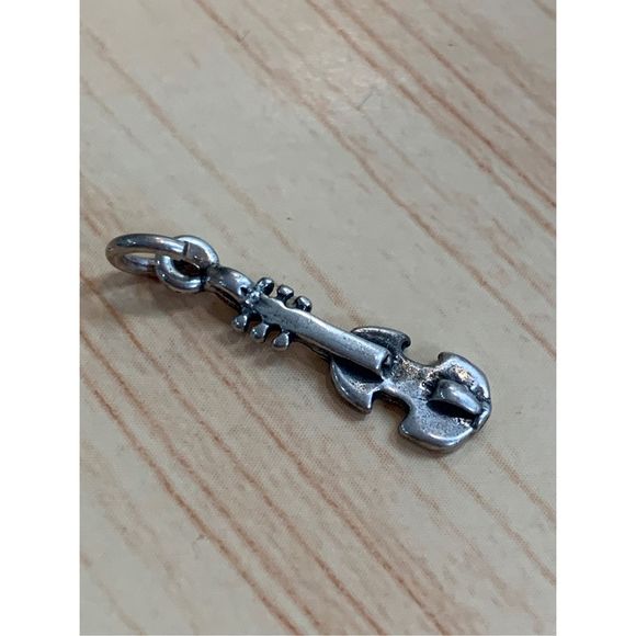 Violin Sterling Silver Jewelry Charm #string instrument - Picture 4 of 4